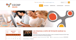 Desktop Screenshot of cecapgalicia.org